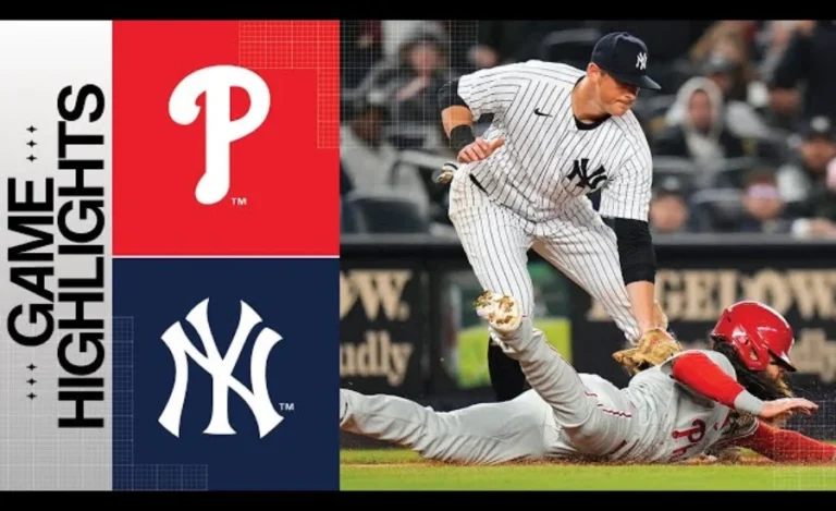 Yankees vs phillies match player stats
